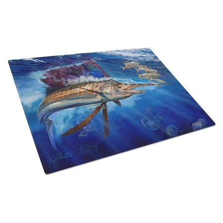 CAROLINES TREASURES Majesty Sailfish Glass Cutting Board Large JMA2010LCB